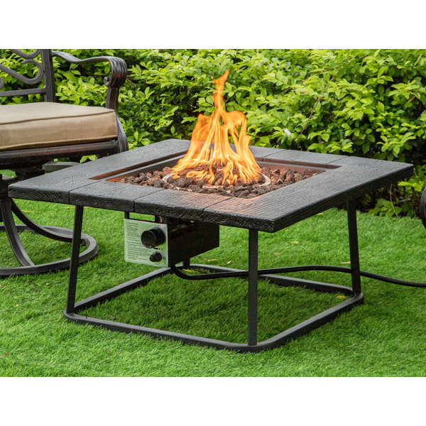 Primestok 16'' H x 32'' W Stainless Steel Propane Outdoor Fire Pit
